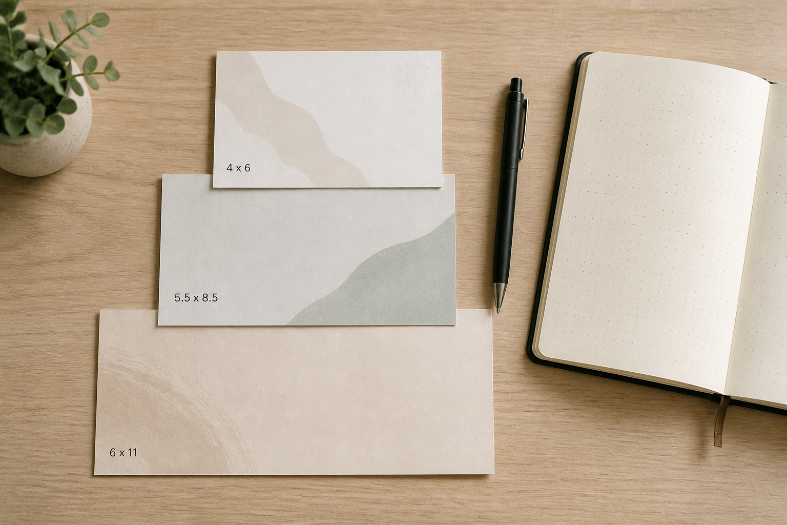 Editorial illustration for Choosing Postcard Sizes for Direct Mail Campaigns
