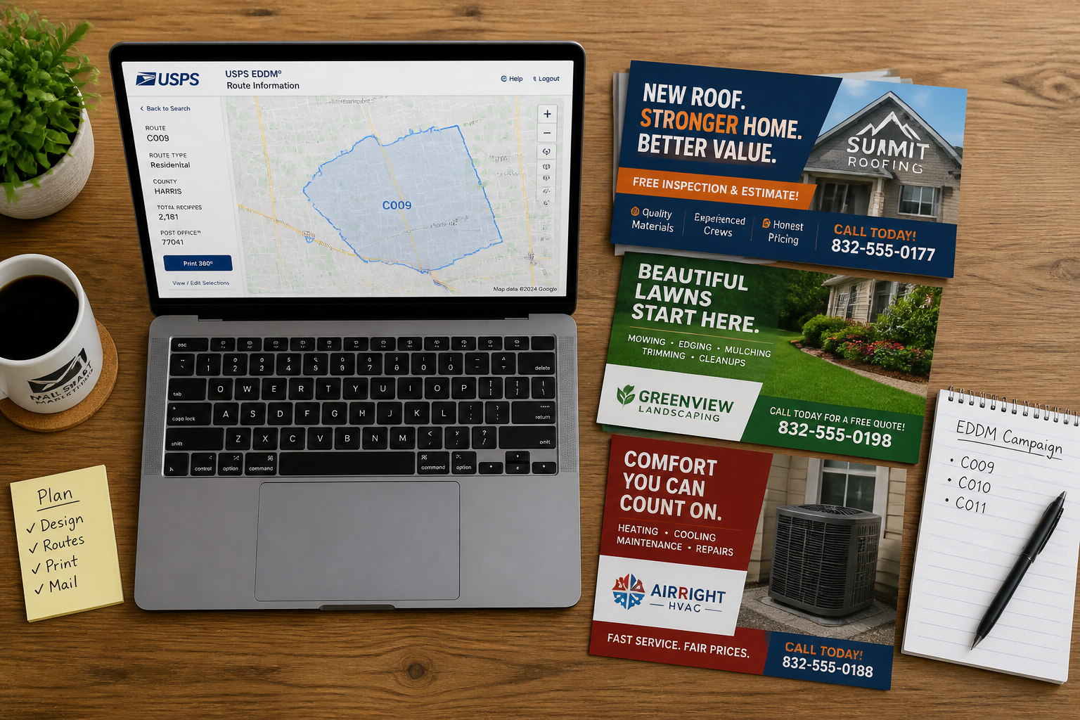 Editorial illustration for EDDM vs. Targeted Direct Mail: Choosing Your Strategy