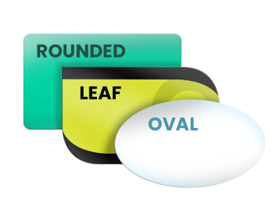 Premium 16 pt Die Cut Business Cards