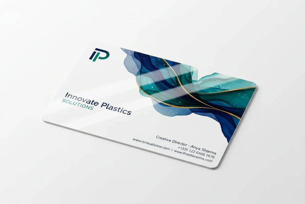 Plastic Business Cards - 20 mil White PVC