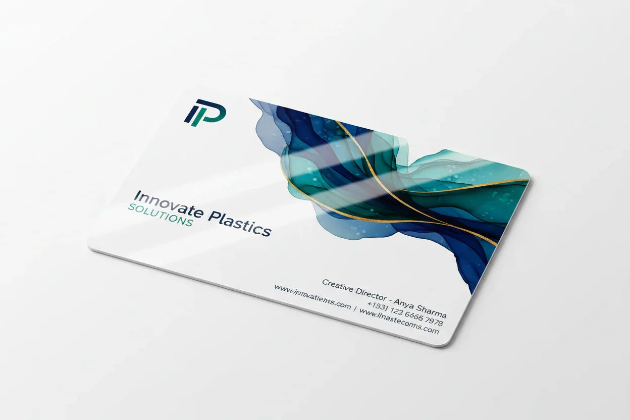 Plastic Business Cards - 20 mil White PVC