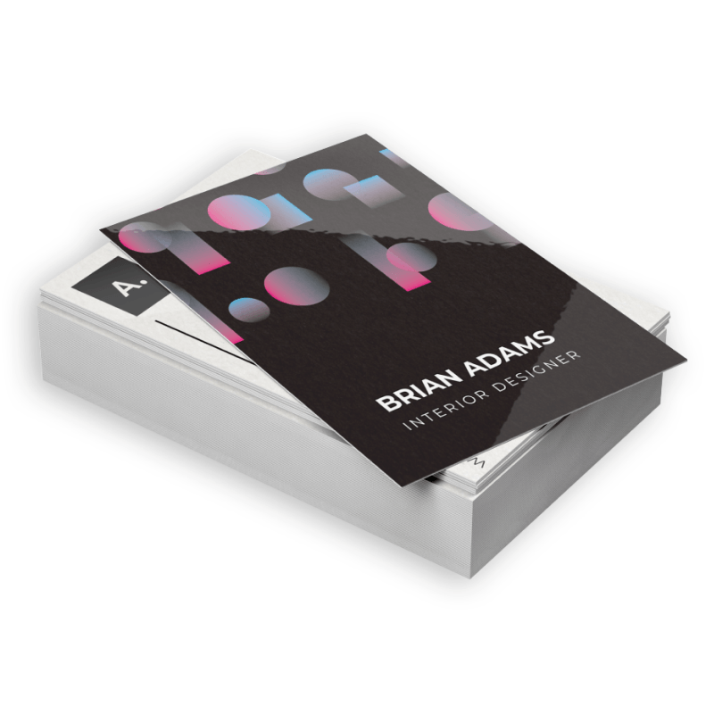 Premium 14 pt Writable Business Cards w/ UV