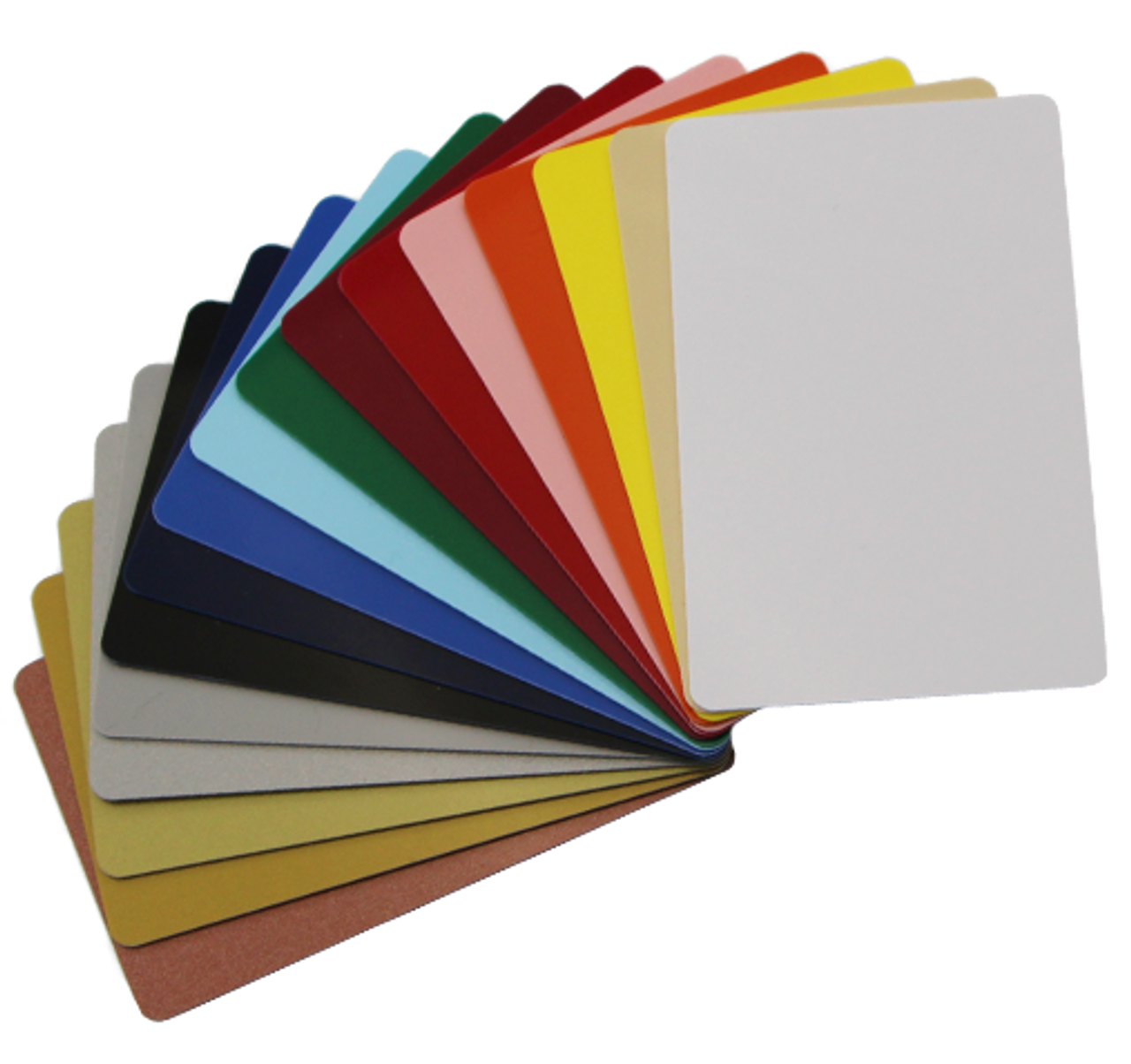 Plastic Business Cards - Color PVC, 30 mil