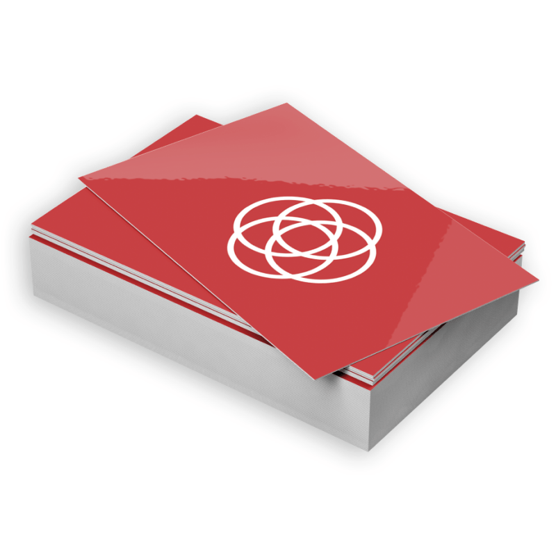 Premium 18 pt Gloss Business Cards w/ Lamination