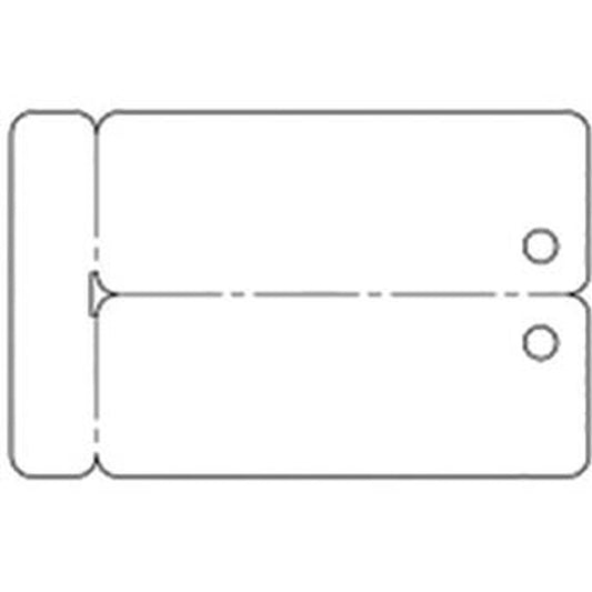 2-UP CR80/30 PVC Key Tag Cards - Qty. 500