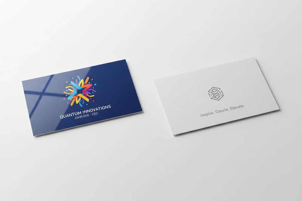 Premium 14 pt Writable Business Cards w/ AQ
