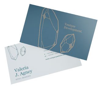 Premium 18 pt Writable Business Cards