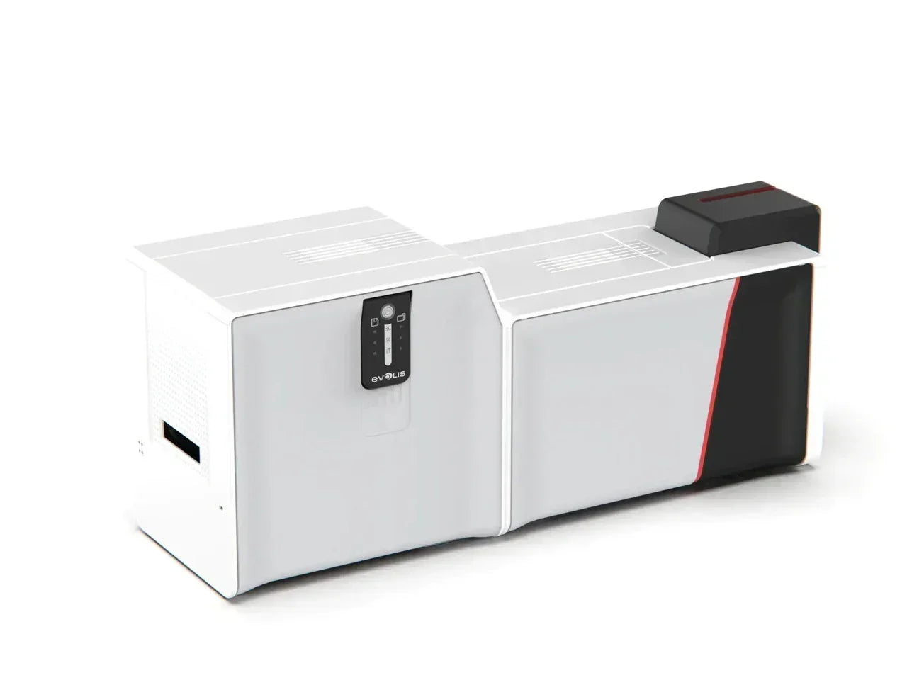 Evolis ID card printer with lamination module and control panel, suitable for card printing